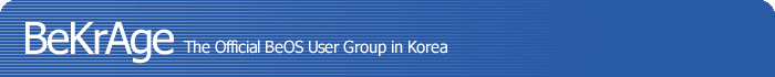 BeKrAge - The Official BeOS User Group in Korea